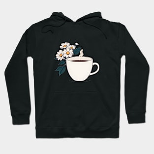 coffee makes flowers bloom Hoodie